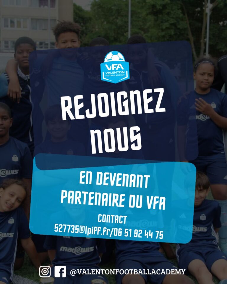 Affiche pour devenir partenaires ou sponsor du club